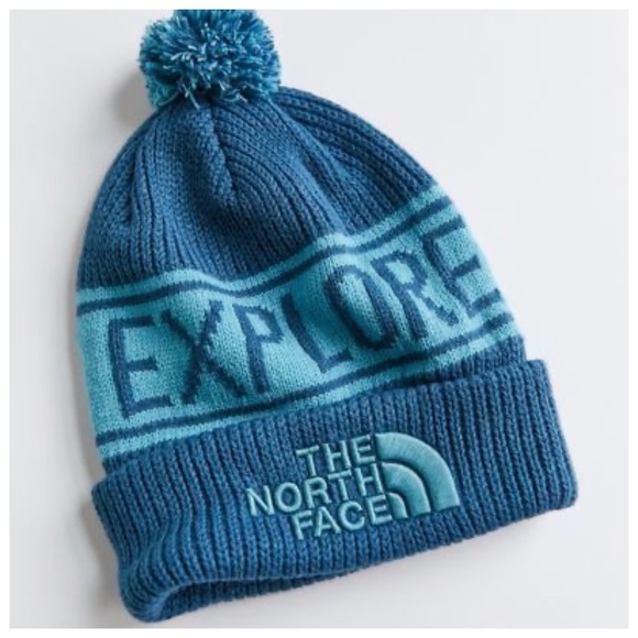 The North Face retro TNF Pom beanie - Picture 3 of 3